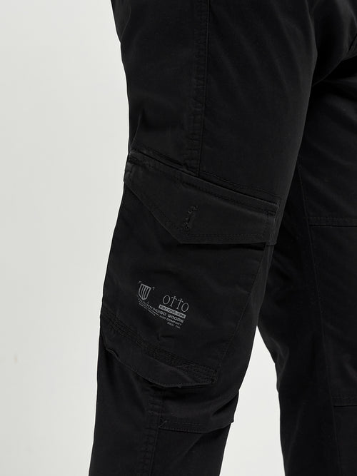 Black Casual Cargo Trouser