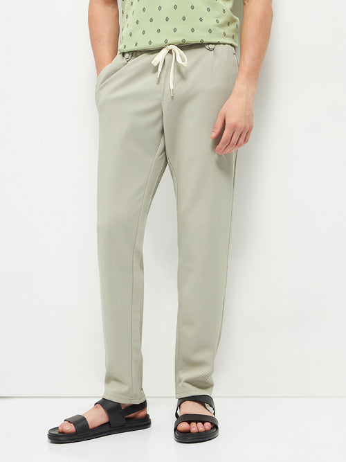 Beige Casual Traveler Trouser