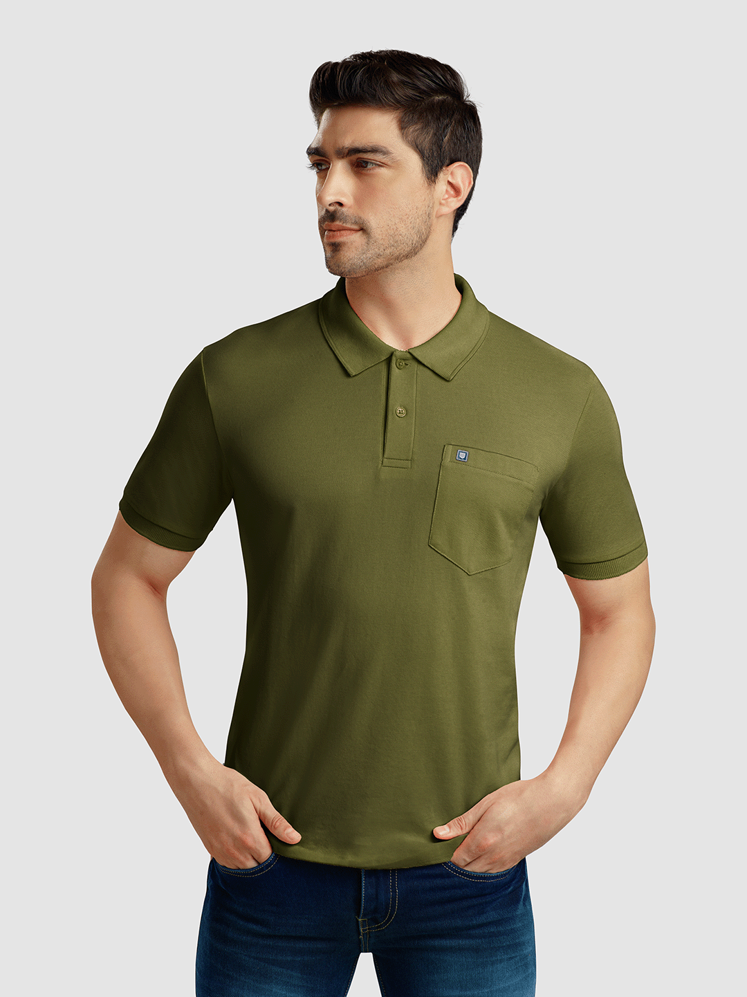 POLO T-SHIRTS OLIVE