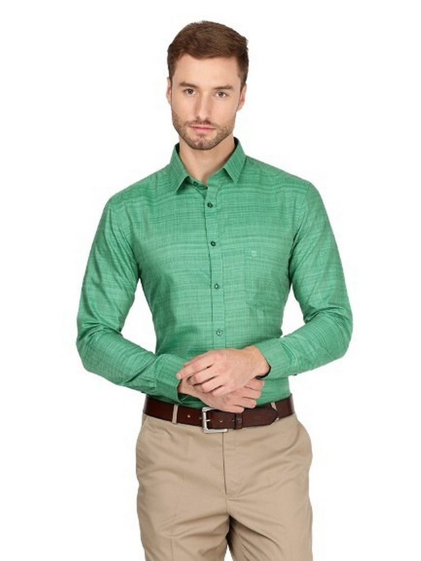 pista green colour formal shirts