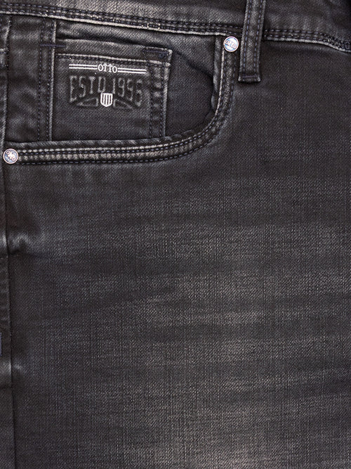 Dark Blued Faded Denim Trousers