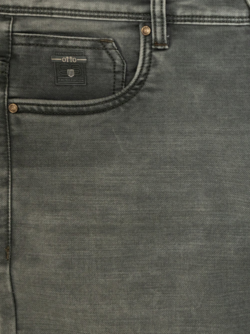 Olive Faded Denim Trousers