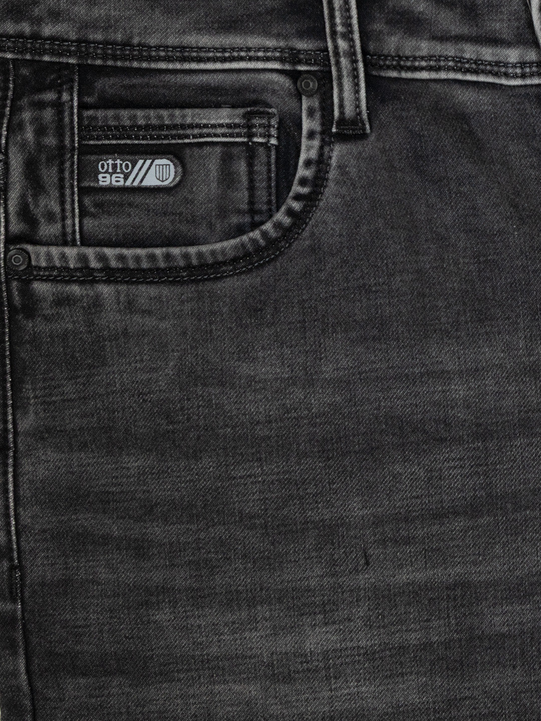 Carbon Black Denim Trousers