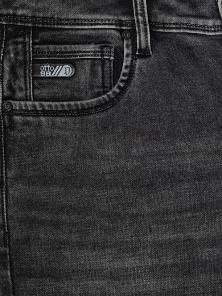 Carbon Black Denim Trousers
