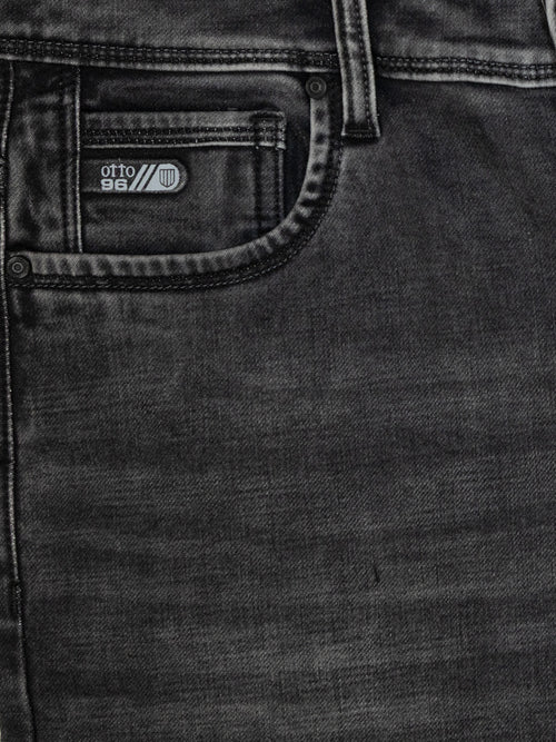 Carbon Black Denim Trousers