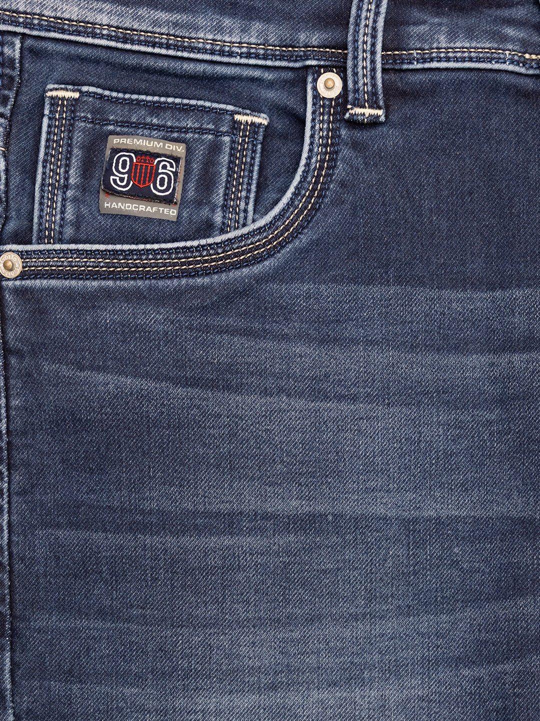 Smoky Blue Denim Trousers