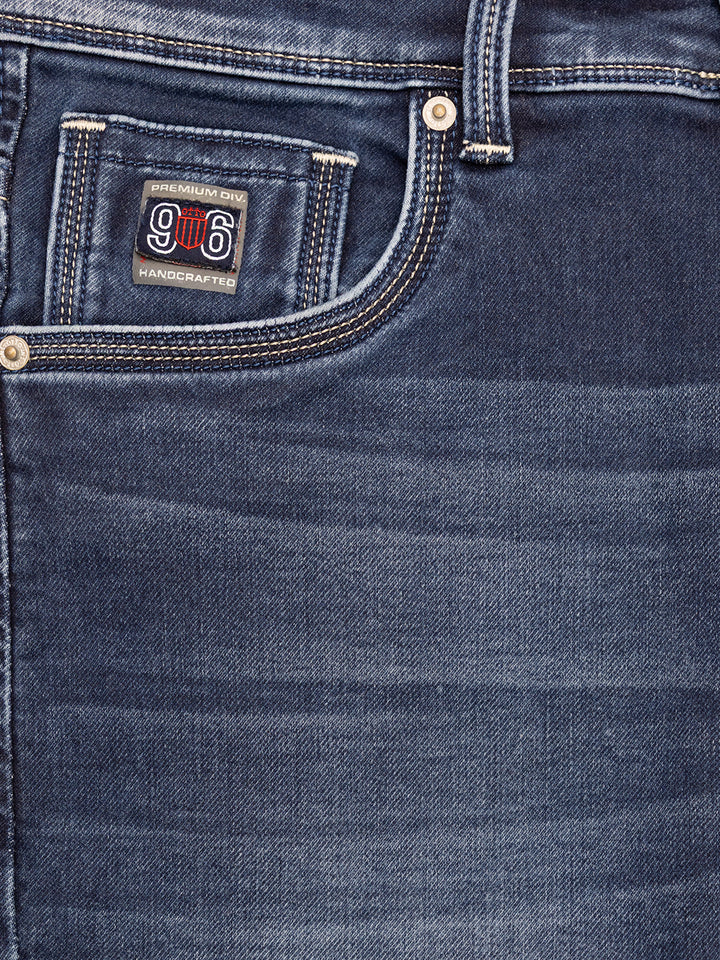 Smoky Blue Denim Trousers