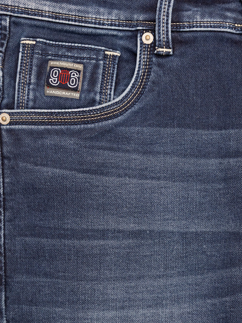 Smoky Blue Denim Trousers