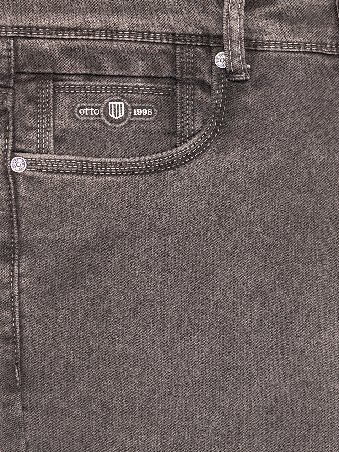 Charcoal Grey Denim Trousers