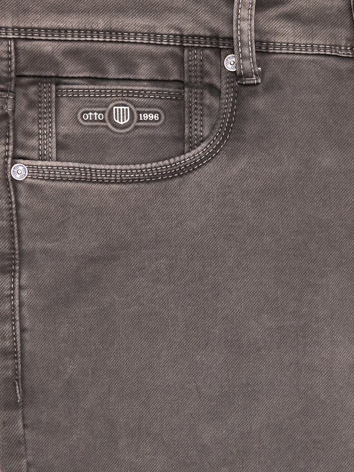 Charcoal Grey Denim Trousers