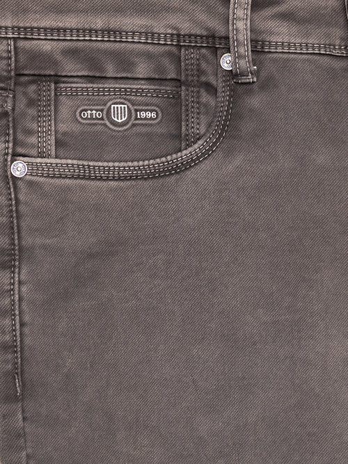 Charcoal Grey Denim Trousers