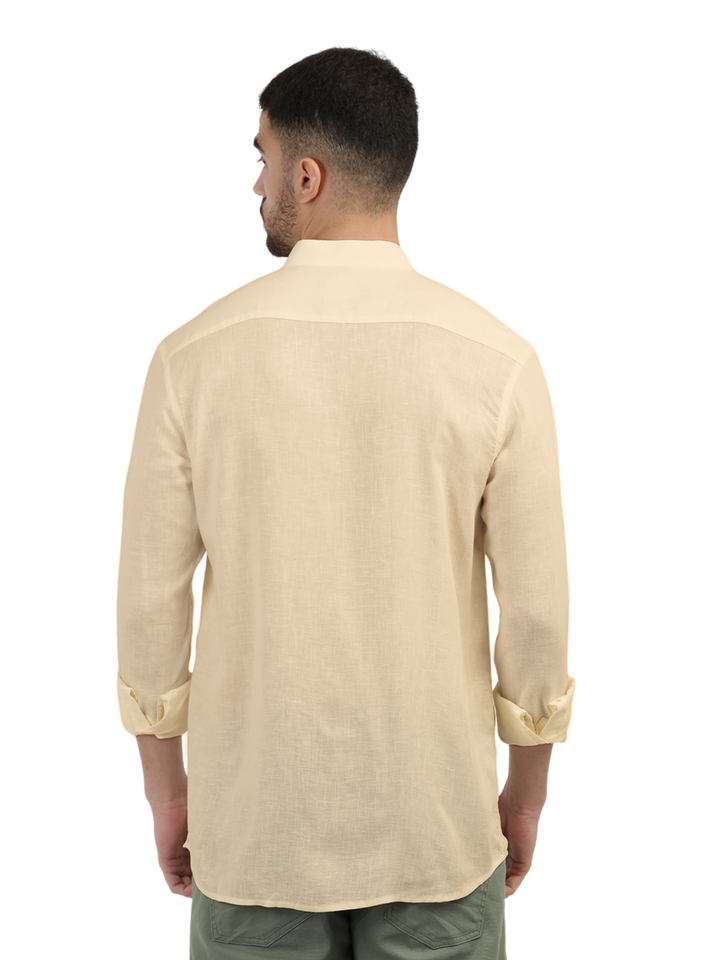 Sand Solid Casual Shirt