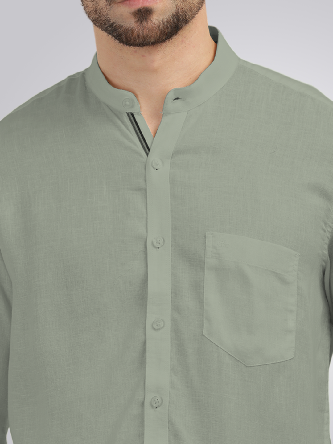 Sage Solid Csaual Shirt