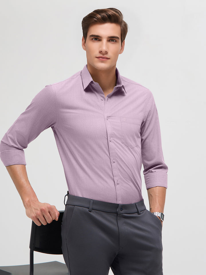 Dusty Grape Solid Formal Shirt