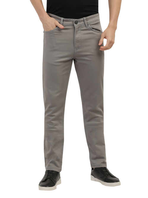 Light Grey Denim Core Trousers