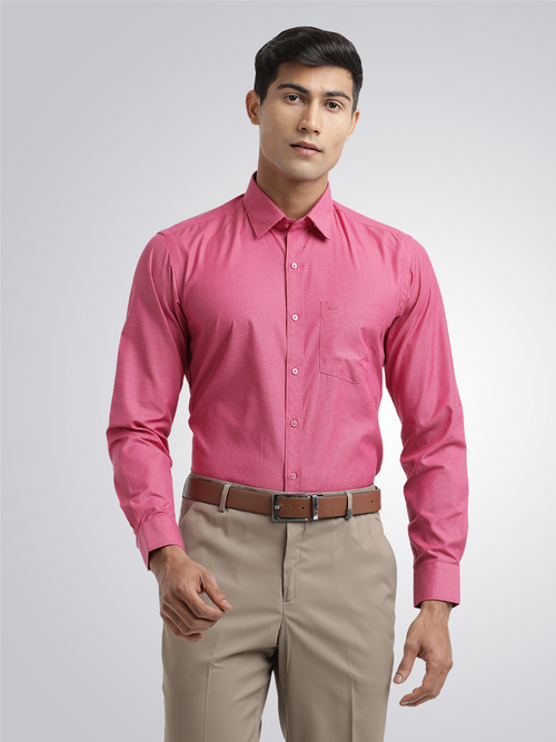 Dark Pink Fil-a-Fil Solid Shirt