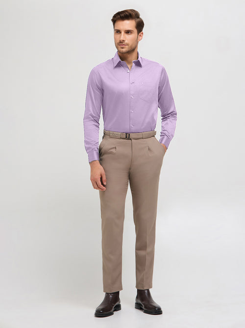 Royal Lavender Solid Formal Shirt