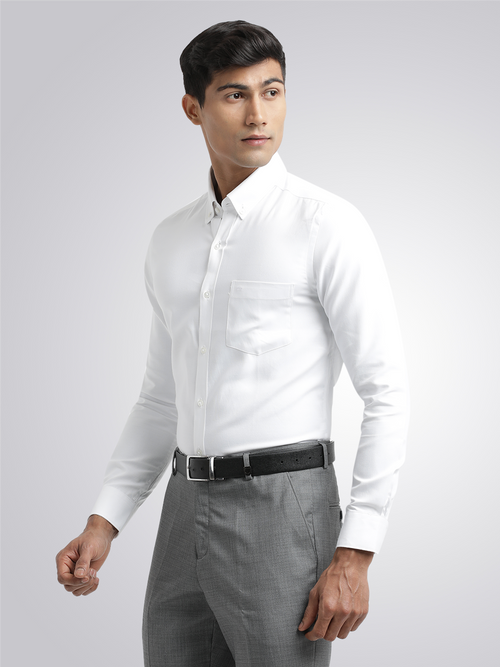 White Oxford Solid Shirt