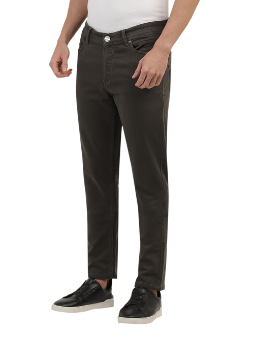 Olive Denim Core Trousers