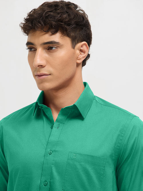 Aqua Mint Solid Formal Shirt