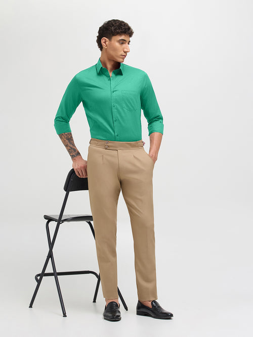 Aqua Mint Solid Formal Shirt