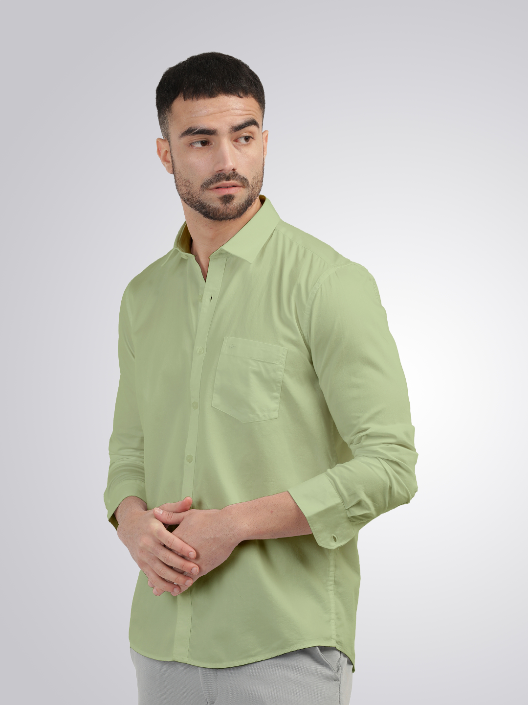 Sap Linen Blend Solid Shirt