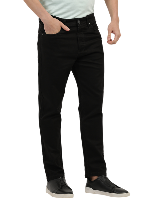 Black Denim Core Trousers