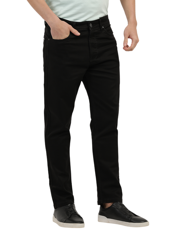 Black Denim Core Trousers