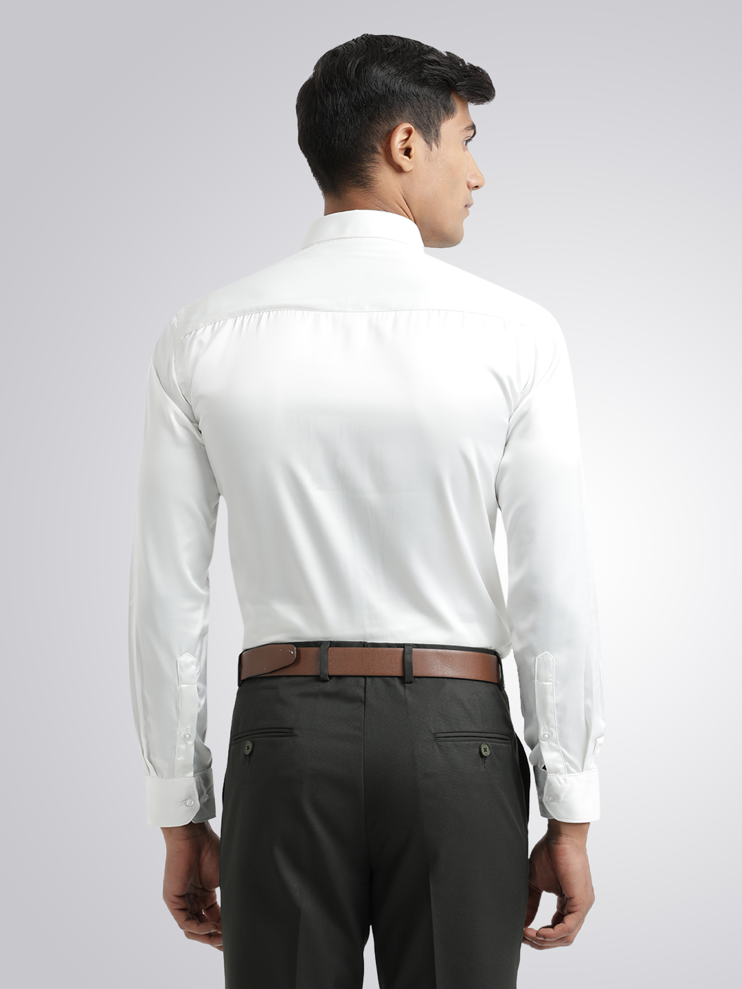 Off White Satin Premium Shirt