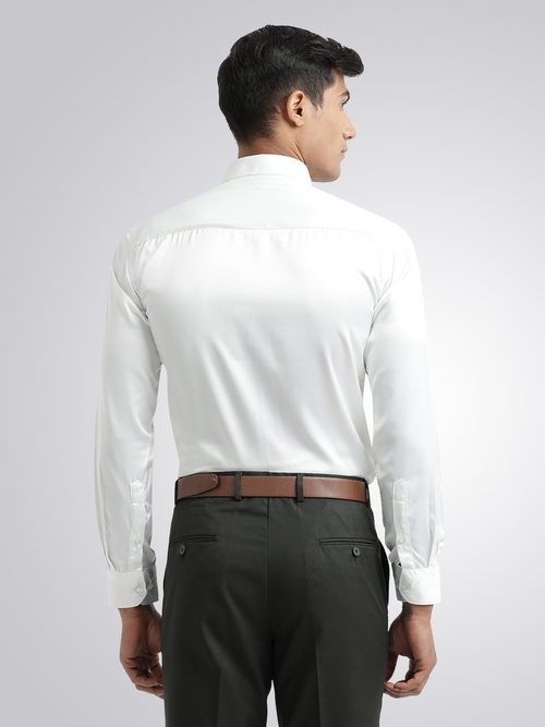 Off White Satin Premium Shirt