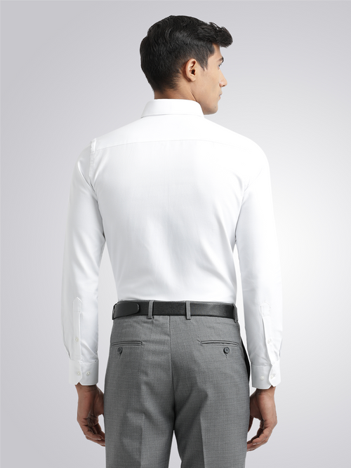White Oxford Solid Shirt