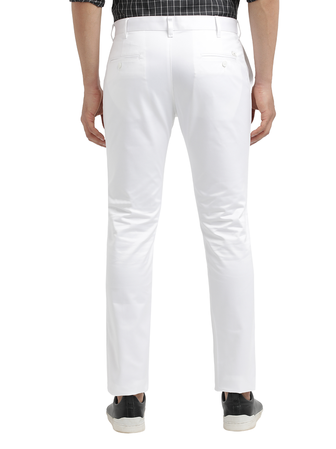 White Casual Core Trousers