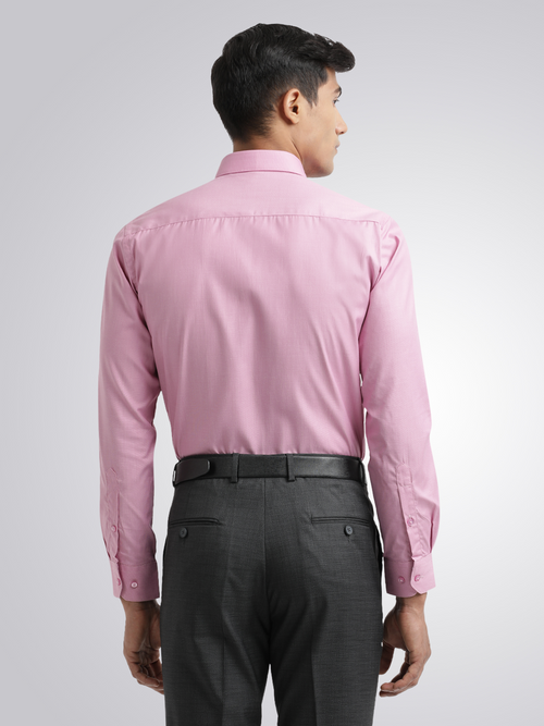 Pink Fil-a-Fil Solid Shirt