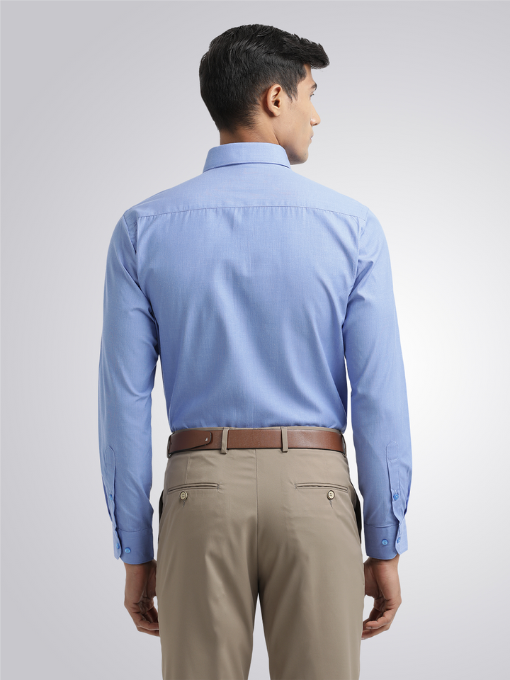 Blue Fil-a-Fil Solid Shirt