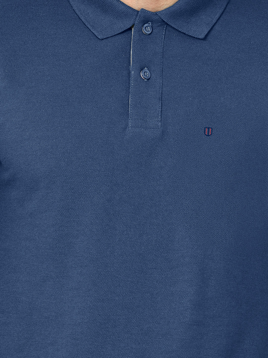 Cobalt Blue Plain Polo T Shirt