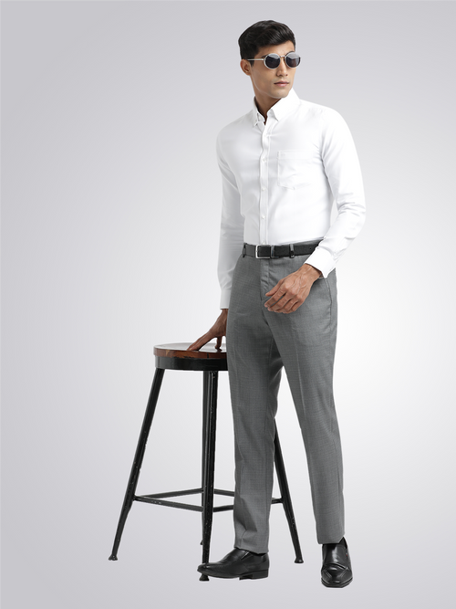 White Oxford Solid Shirt