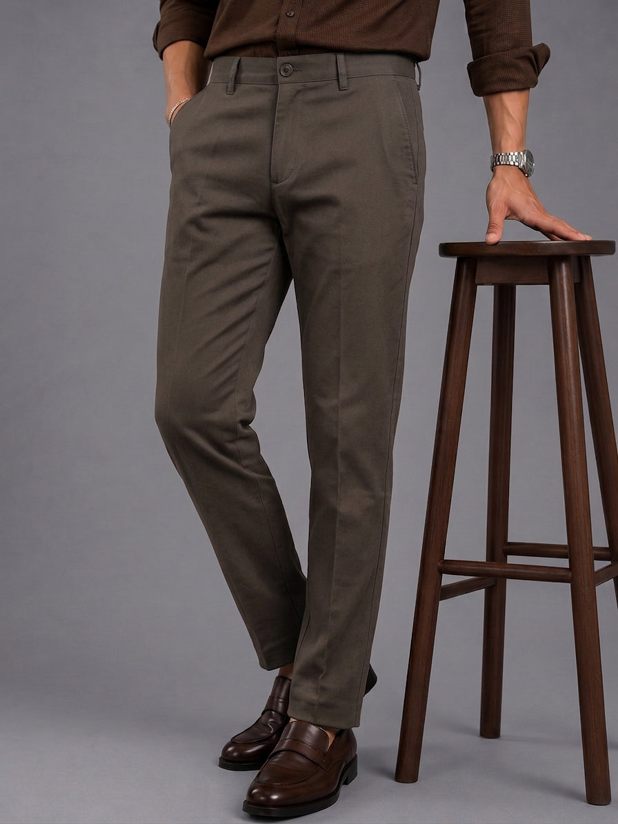Dark Mouse Solid Casual Trousers