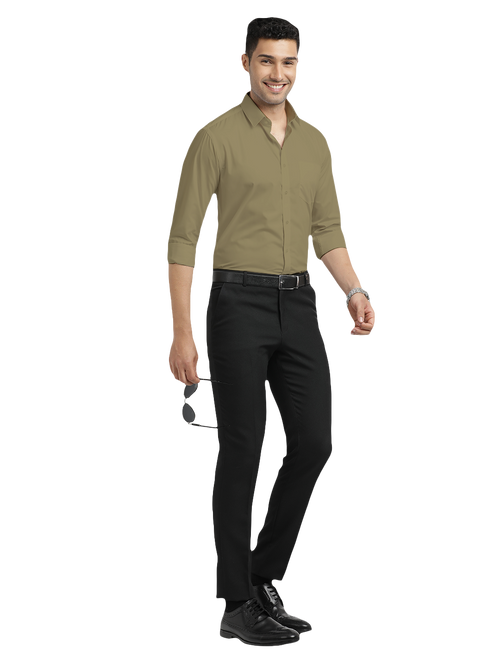 Sage Green Formal Solid Shirt
