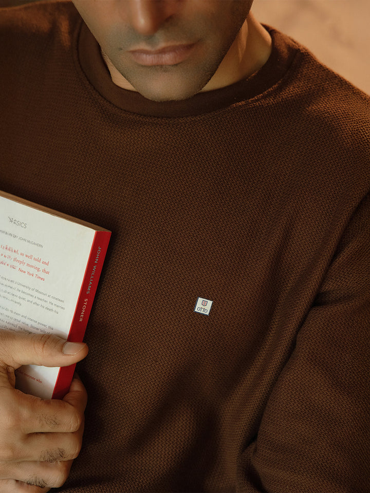 Coconut Plain Crew Neck T Shirt