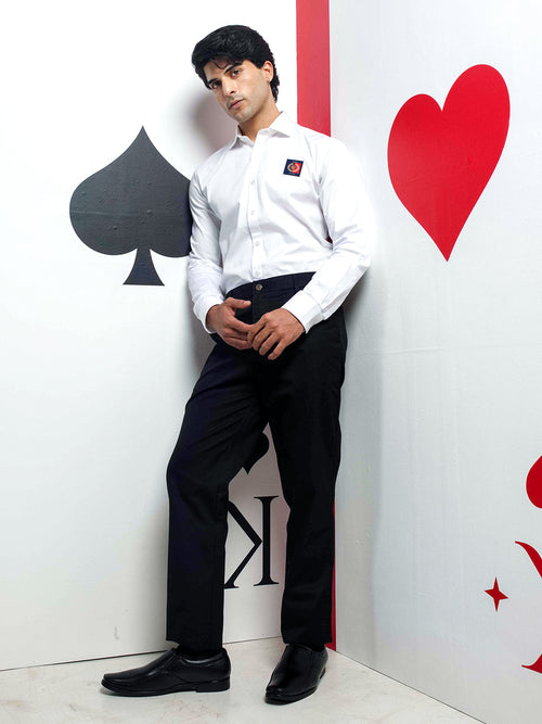 White Plain Casual Shirt