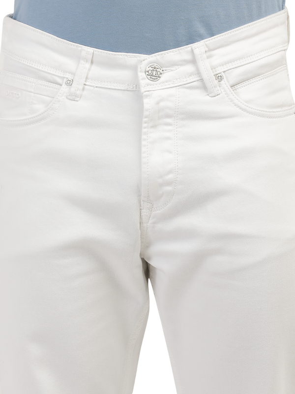 White Denim Core Trousers