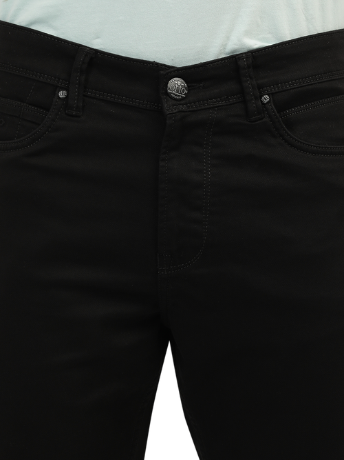 Black Denim Core Trousers
