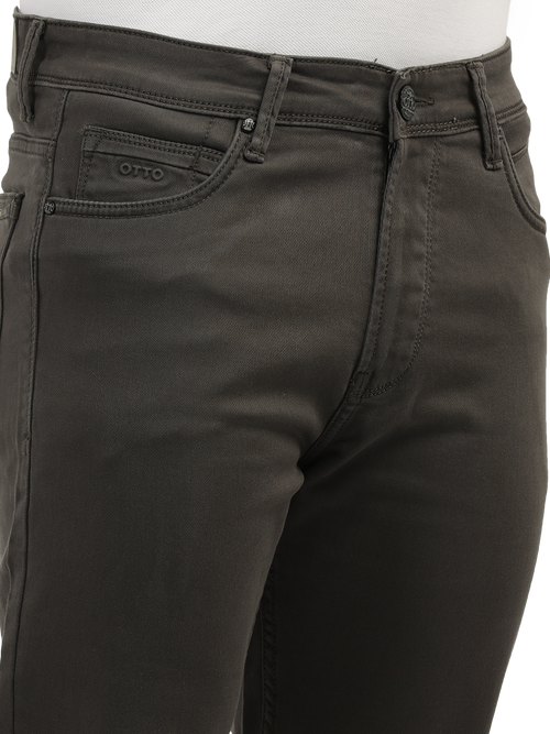 Charcoal Denim Core Trousers