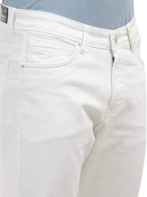 White Denim Core Trousers