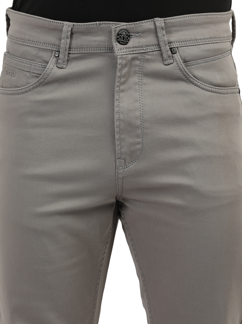 Light Grey Denim Core Trousers