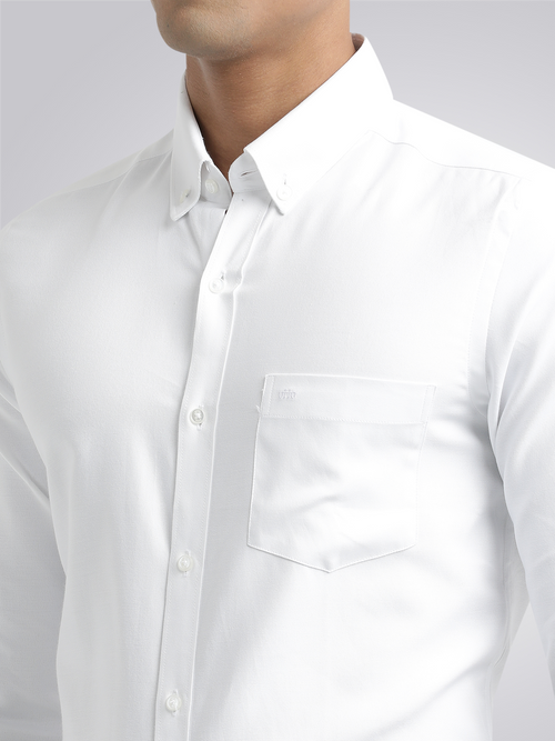White Oxford Solid Shirt