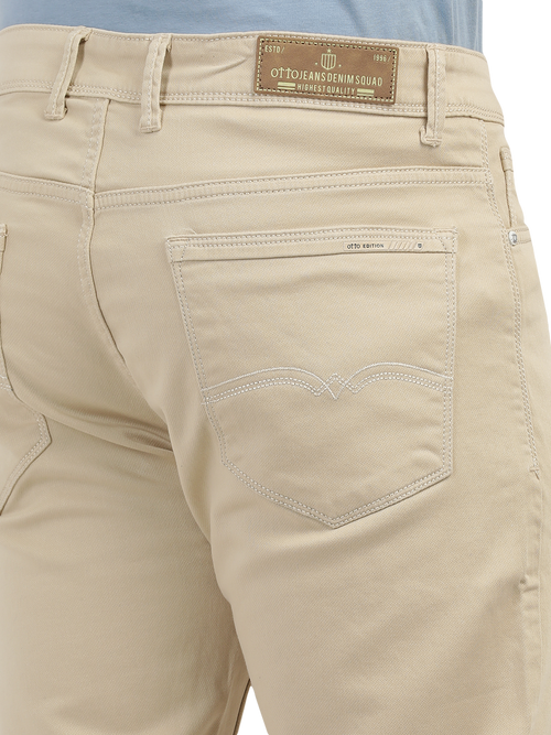 Fawn Denim Core Trousers