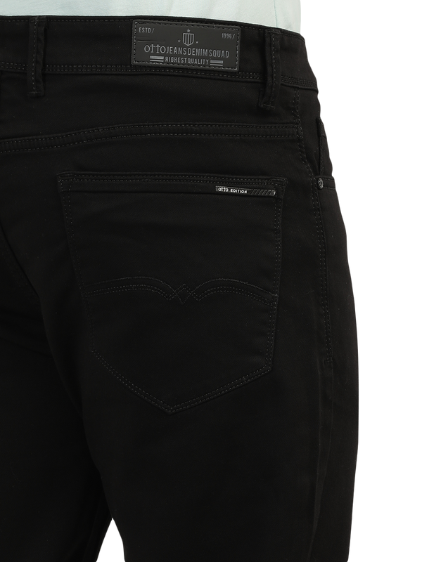 Black Denim Core Trousers