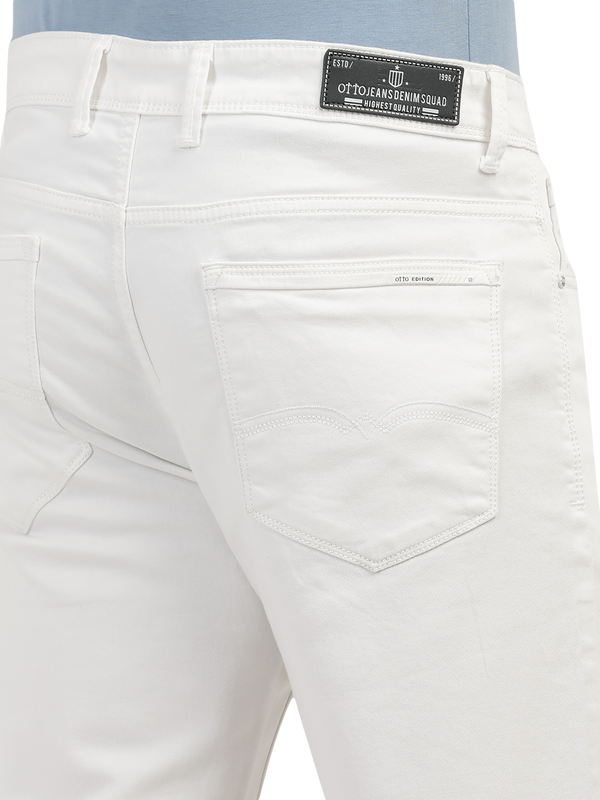 White Denim Core Trousers