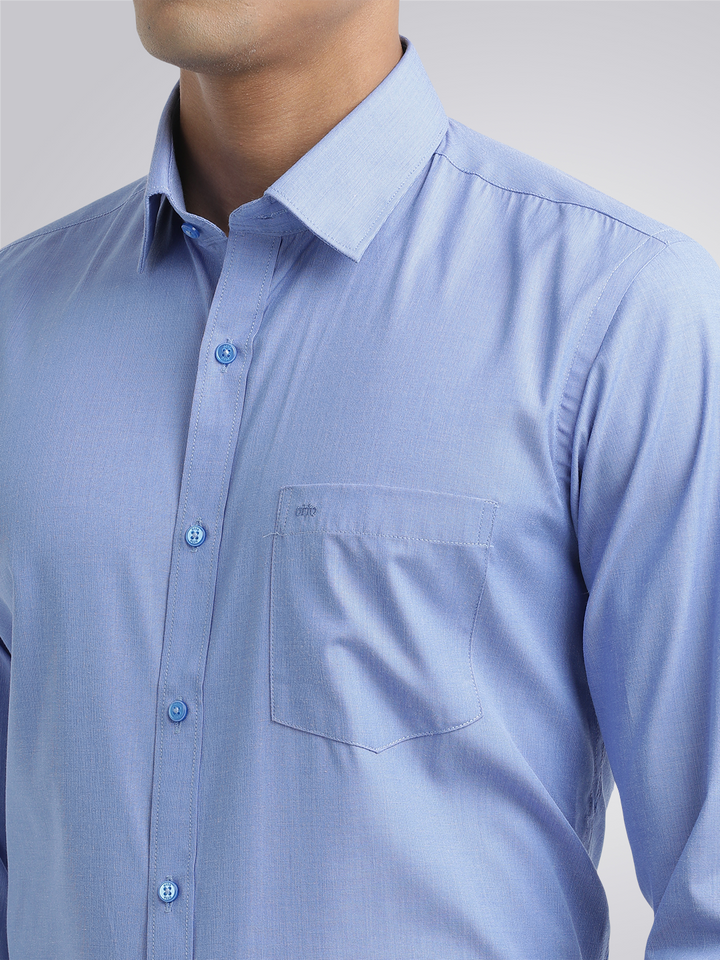 Blue Fil-a-Fil Solid Shirt